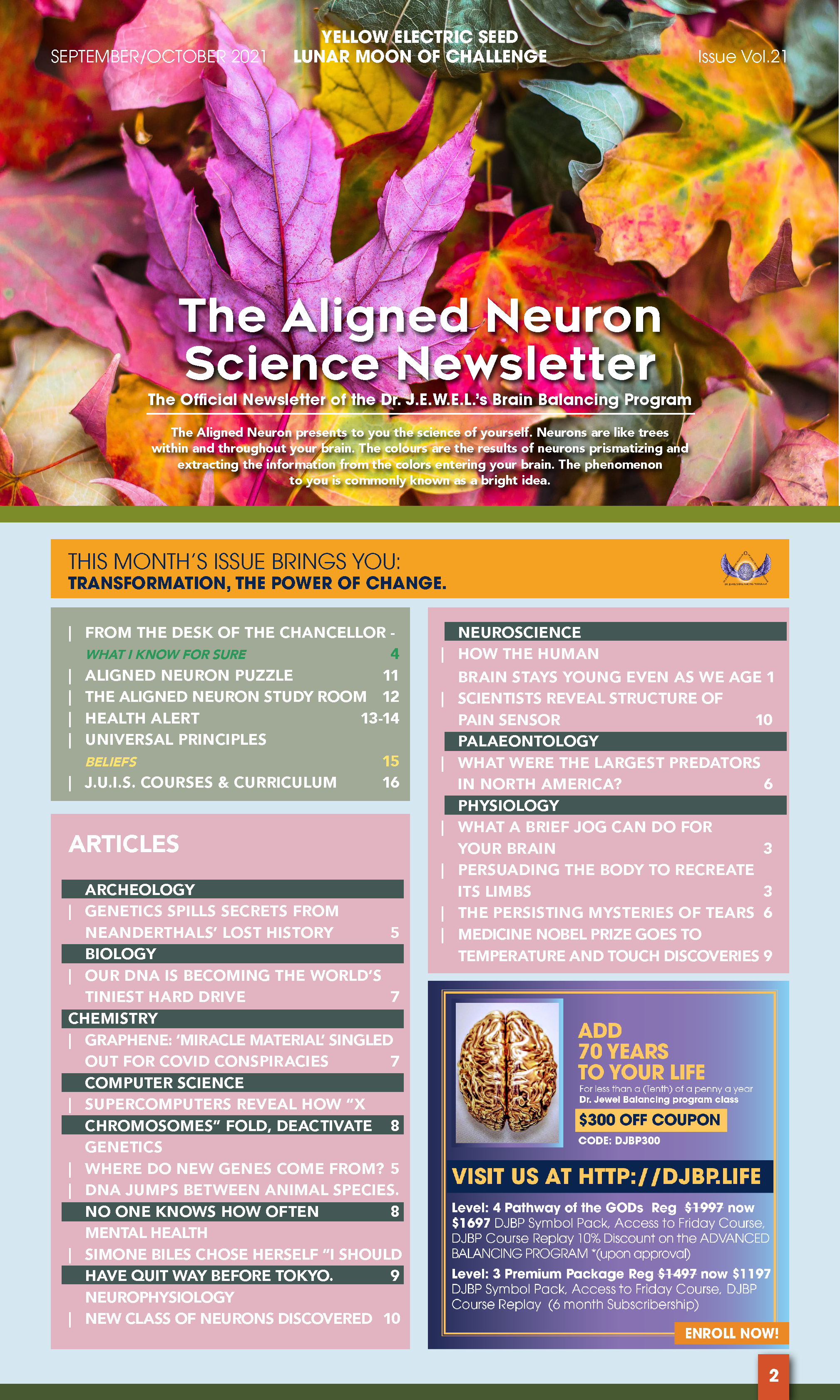 The Aligned Neuron Science Newsletter _